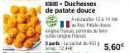 Thiriet Duchesses de patate douce offre