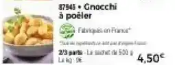 Thiriet Gnocchi à poêler offre