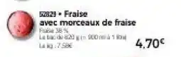 Thiriet Fraise avec morceaux de fraise offre