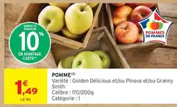 Intermarché POMME offre