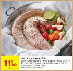 Intermarché DOS DE LIEU NOIR offre