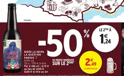Intermarché Bière la neipa la question parisis offre