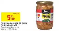 Intermarché Tripes à la mode de caen tripes paillard offre