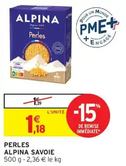 Intermarché Perles alpina savoie offre