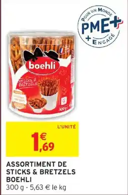 Intermarché Assortiment de sticks & bretzels boehli offre