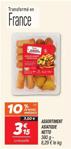 Netto NETTO Assortiment asiatique offre