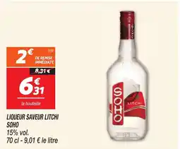 Netto SOHO Liqueur saveur litchi offre