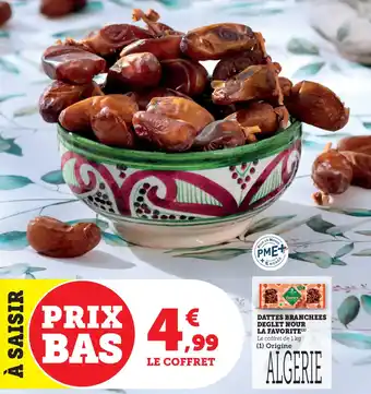 Dattes branchees deglet nour la favorite