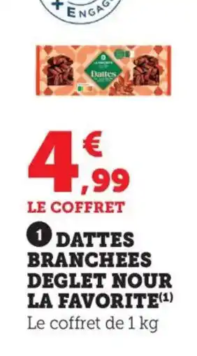 Dattes branchees deglet nour la favorite