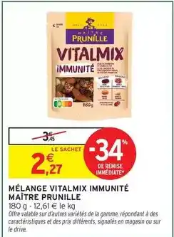 Intermarché Express Signal - mélange vitalmix immunite offre