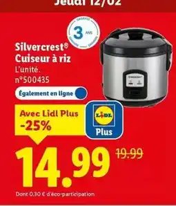 Lidl Lidl - cuiseur à riz offre