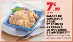 U Express Salade de saucisson à l'ail et pommes de terre à la moutarde à l'ancienne offre