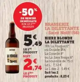 U Express Biere blonde offre