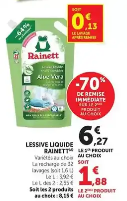 U Express Pomme de terre de consommation lavee a chair ferme offre
