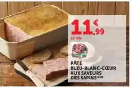 U Express Pâté bleu-blanc-ccour aux saveurs des sapins offre