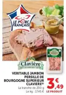 U Express Veritable - jambon persille de bourgogne superieur offre