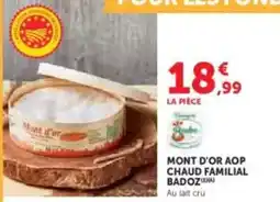 U Express Mont d'or aop chaud familial badoz offre