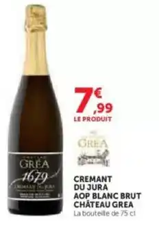 U Express Jura - cremant du aop blanc brut offre