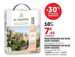 U Express Vin de pays de franche comte igp rouge pinot noir vignoble 2023 offre