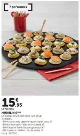 U Express Mini blinis offre