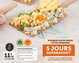 U Express Planche de fromages offre