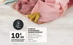 U Express Planche chiffonnade viandes froides offre