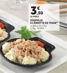 U Express Coquille a l'émiette de thon offre