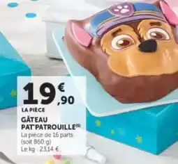 U Express Gâteau pat'patrouille offre