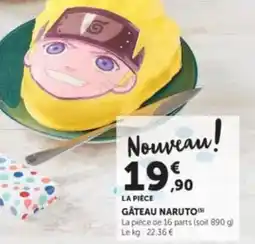 U Express Gâteau naruto offre