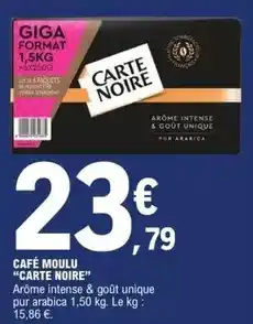 E.Leclerc Carte noire - cafe moulu offre