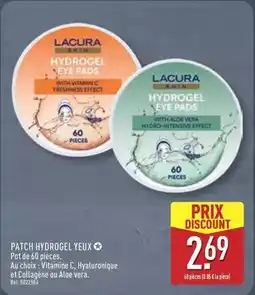 ALDI Lacura - patch hydrogel yeux offre