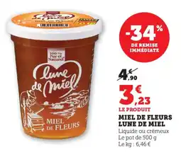 Maximarché Miel de fleurs lune de miel offre