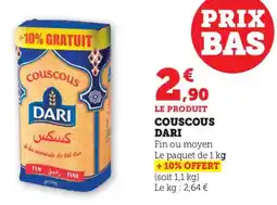 Maximarché Couscous dari offre