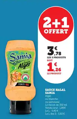 Maximarché Sauce halal samia offre