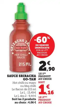 Bi1 Sauce sriracha go-tan offre