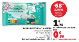 Bi1 Pates de konjac natura offre