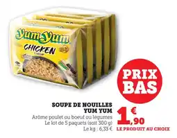 Bi1 Soupe de nouilles yum yum offre
