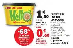 Bi1 Nouilles de riz acecook offre