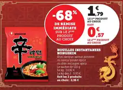 Bi1 Nouilles instantanees nongshim offre