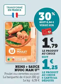 Bi1 Nems + sauce nước mam u offre