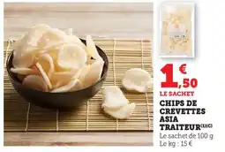 Bi1 Chips de crevettes asia traiteur offre