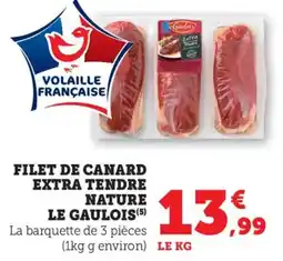Bi1 Filet de canard extra tendre nature le gaulois offre