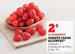 Bi1 Tomate cerise allongee offre