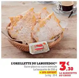 Bi1 L'oreillette du languedoc offre