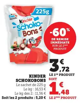Bi1 Kinder schokobons offre