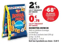Bi1 Monster munch offre