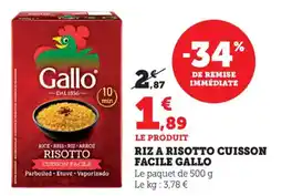 Bi1 Riz a risotto cuisson facile gallo offre