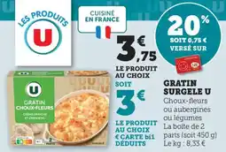 Bi1 Gratin surgele u offre