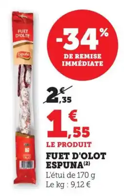 Bi1 Fuet d'olot espuna offre