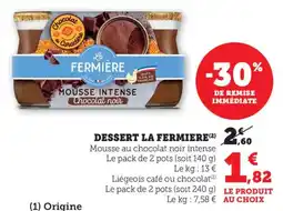 Bi1 Dessert la fermiere offre